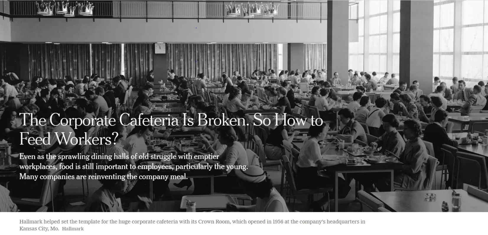 The Corporate Cafeteria Is Broken. So How to Feed Workers?