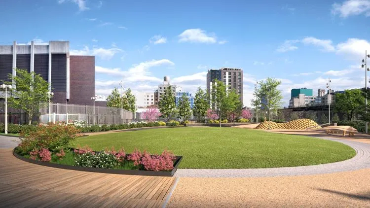 Durst Org. planning a park for LI City