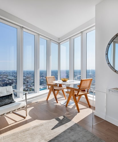 Impressive skyline views